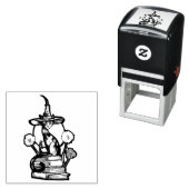 Bookish Cat Witch                                  Permastempel (Beispiel)