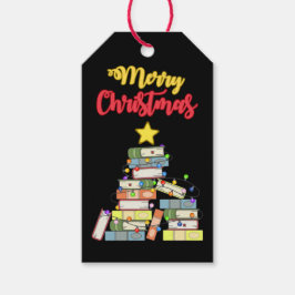 Bookish Christmas Tree I Geschenkanhänger