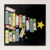 Bookish Christmas Tree I Puzzle (Horizontal)