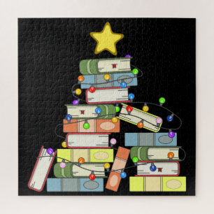 Bookish Christmas Tree I Puzzle