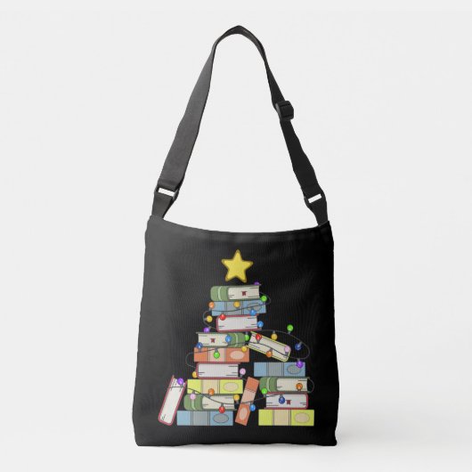 Bookish Christmas Tree I Tragetaschen Mit Langen Trägern (Vorderseite)