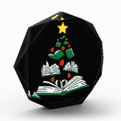 Bookish Christmas Tree III Fotoblock (Links)