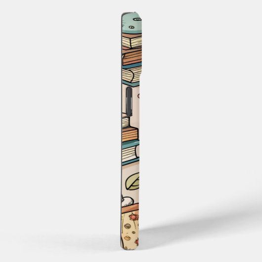 Bookish Coffee iPhone Case – Cozy Reader Aesthetic (Rückseite / Rechts)