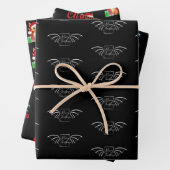 Bookish Dragon Christmas Wrapping paper gift wrap Geschenkpapier Set (Beispiel)