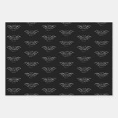 Bookish Dragon Christmas Wrapping paper gift wrap Geschenkpapier Set (Vorderseite)