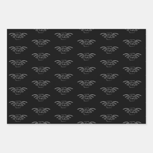 Bookish Dragon Christmas Wrapping paper gift wrap Geschenkpapier Set (Vorderseite)