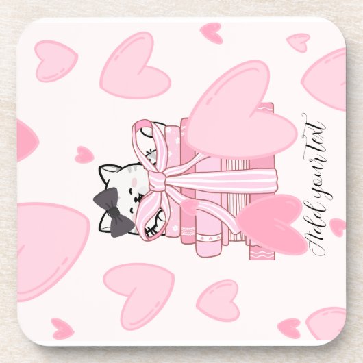 Bookish Drink Coaster  Getränkeuntersetzer (Vorderseite)