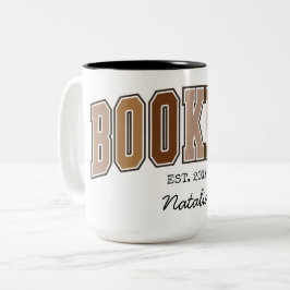 Bookish Est. 20XX Zweifarbige Tasse