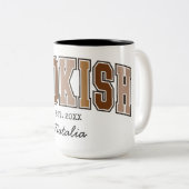 Bookish Est. 20XX Zweifarbige Tasse (VorderseiteRechts)