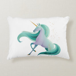 Bookish Magic Prancing Unicorn Lumbar Pillow Dekokissen