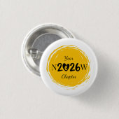 Bookish New Year Gift for Readers Button (Vorne & Hinten)