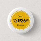 Bookish New Year Gift for Readers Button (Vorderseite)