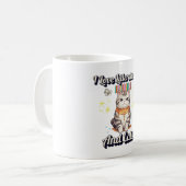 Bookish & Whiskerys:I Liebe Literatur und Katzen T Kaffeetasse (Vorderseite Links)