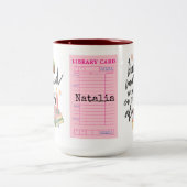 Bookish Zweifarbige Tasse (Mittel)