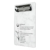 Bookkeeper Definition Funny Synonym Mini-Zwischena Mini Klemmbrett (Gewinkelt2)