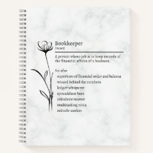 Bookkeeper Definition Funny Synonym Notebook