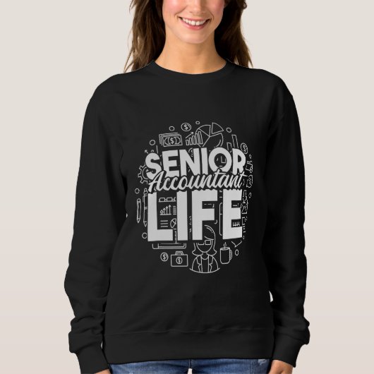Bookkeeper Finance Accountancy Cpa Senior Account Sweatshirt (Vorderseite)