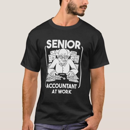 Bookkeeper Finance  Accounting Cpa Senior Accounta T-Shirt (Vorderseite)