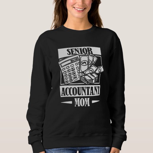 Bookkeeper Mom Accountancy Finance  Cpa Senior Acc Sweatshirt (Vorderseite)