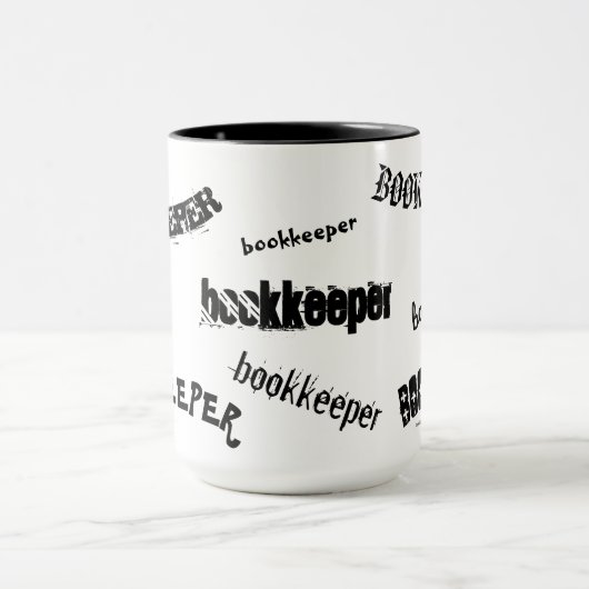 "BoOkKeEpEr"-Tasse Tasse (Zentrum)