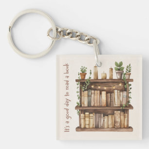Booklet Geschenk für Leser Buchliebhaber & Bibliop Schlüsselanhänger