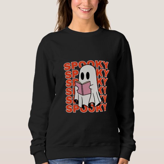 Booklet Ghost Reading - Spooky Season Sweatshirt (Vorderseite)