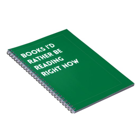 Booklover Notebook Notizblock (Rechte Seite)
