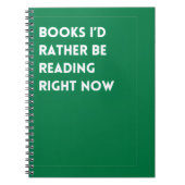 Booklover Notebook Notizblock (Vorderseite)