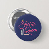 Booklover Shelfie Queen Button (Vorne & Hinten)