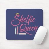 Booklover Shelfie Queen Mousepad (Mit Mouse)
