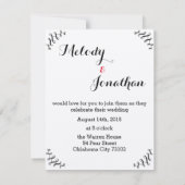 Booklovers, die Einladung mit rotem Etzeichen (Rückseite)