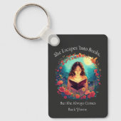 Booklover's Gift, Floral Fantasy Design Schlüsselanhänger (Vorderseite)