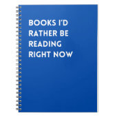 Booklovers Notebook Notizblock (Vorderseite)