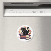 Bookmark Black Cat - Kids' Magnet (In Situ (Geschirrspüler))