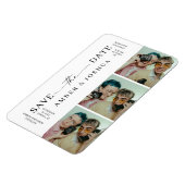Bookmark Photo Booth Save the Date Magnet (Linke Seite)
