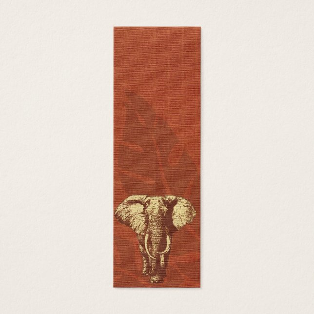 Bookmarker Safari Elephant (Vorderseite)