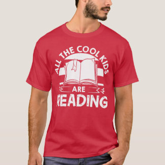 Bookmarks Are For Quitters Gift Book Reading 70s v T-Shirt