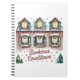 Bookmas Countdown • 25 Tage Lesebücher Adventskale Notizblock