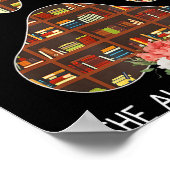 Books And Dogs Funny Quote For Book Loving Women Poster (Ecke)