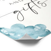 Books And Gifts Baby Shower Sunshine  Poster (Ecke)