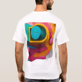 "Books and Money Flying Motivierend T - Shirt" T-Shirt (Rückseite)