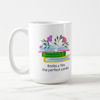 Books and Tea - The Perfect Combo Kaffeetasse