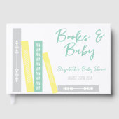 Books Baby Shower Guestbook Gästebuch (Vorderseite)