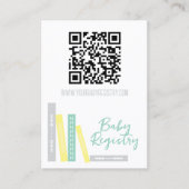 Books Baby Shower Registry Begleitkarte (Vorderseite)