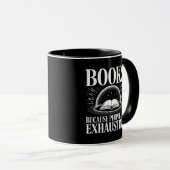 Books Because People are Exhausting Reader Tasse (VorderseiteRechts)