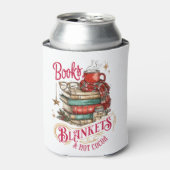 Books Blankets and Hot Cocoa Dosenkühler (Kanne Vorderseite)