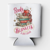 Books Blankets and Hot Cocoa Dosenkühler (Vorderseite)