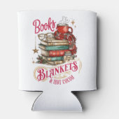 Books Blankets and Hot Cocoa Dosenkühler (Rückseite)