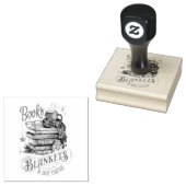 Books Blankets and Hot Cocoa Gummistempel (Stempel)