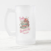 Books Blankets and Hot Cocoa Mattglas Bierglas (Links)